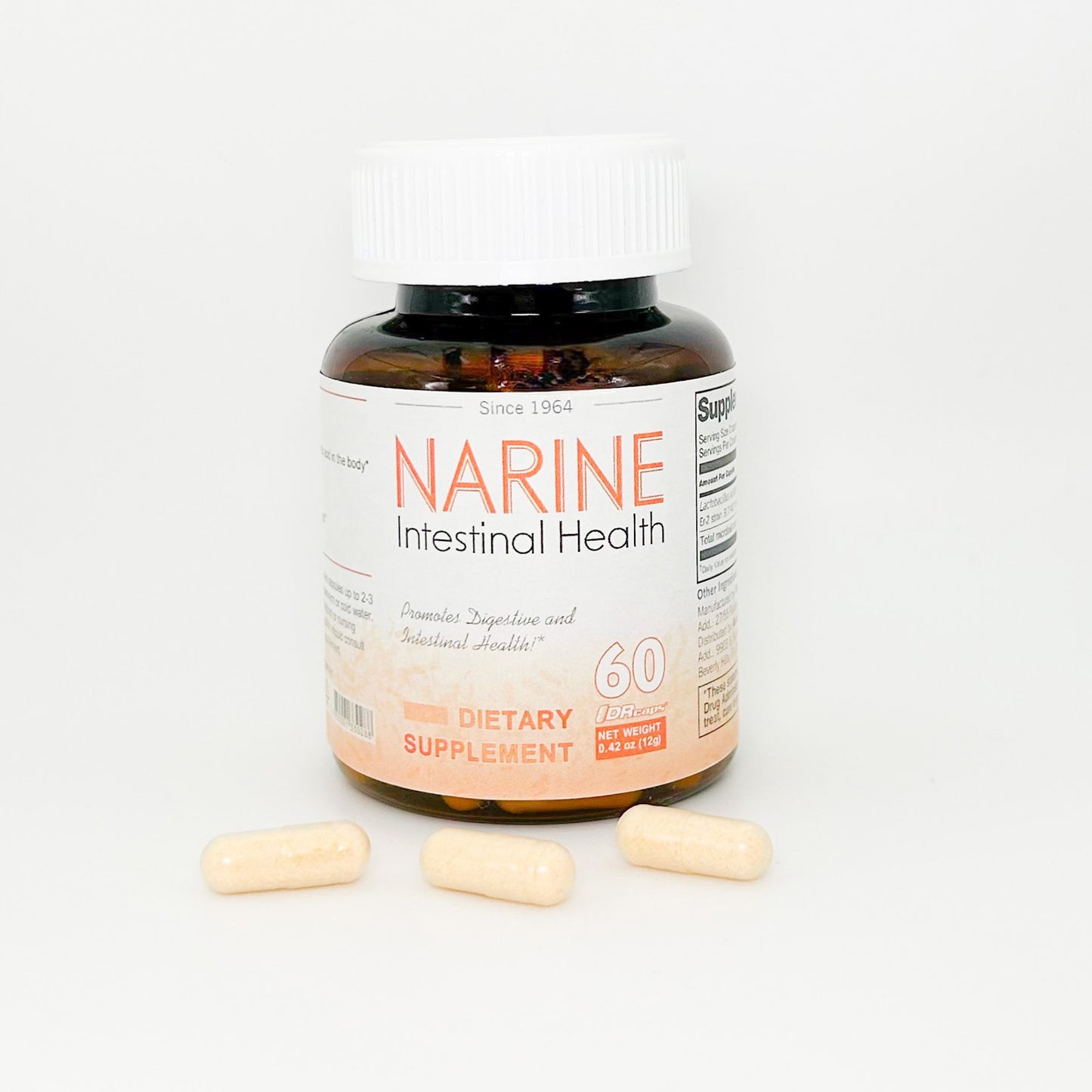 Narine Intestinal Health 60 DR Capsules Lactose Free